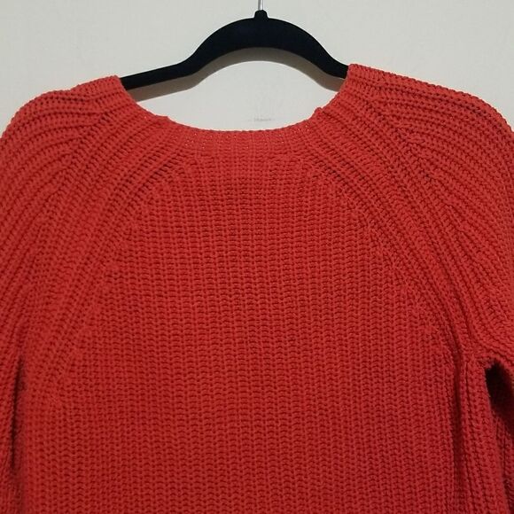 J.CREW Orange Sweater Sz Small - Picture 4 of 6